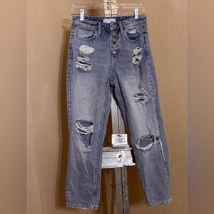 Vervet Distressed Blue Jeans Sz 25